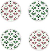 Pickleball Paper Coasters 24 ct., different perspective #1. Select this picture to zoom in