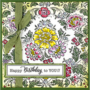 Blooming Tapestry - Cling Stamp