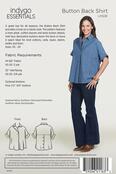 Button Back Shirt - Sewing Pattern