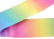 Printed Fancy Blanket Binding Rainbow, different perspective #1. Select this picture to zoom in