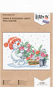 Pink Winter - Cross Stitch Kit