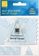 Mini 45-degree Triangle Jelly Roll Quilting Ruler