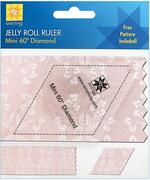 Mini 60-degree Diamond Jelly Roll Quilting Ruler