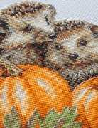 Hedgehogs in the Harvest - Cross Stitch Kit