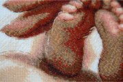 Little One - Cross Stitch Kit, different perspective #2. Select this picture to zoom in