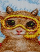 Summer Joy - Cross Stitch Kit, different perspective #2. Select this picture to zoom in