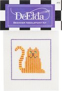 Striped Cat Beginner Needlepoint Kit