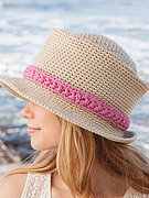Novo Fedora Hat - Crochet Pattern