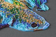 Blue Gold - Bead Embroidery Kit, different perspective #1. Select this picture to zoom in