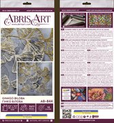 Ginkgo Biloba - Bead Embroidery Kit, different perspective #2. Select this picture to zoom in