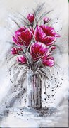 Red Emerald - Bead Embroidery Kit, different perspective #1. Select this picture to zoom in