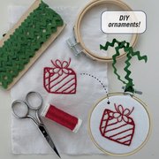 Believe Collection - Jolly Santa Stick N Stitch Embroidery