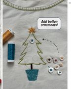 Merry Collection - Jolly Santa Stick N Stitch Embroidery