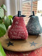 Patriotic Pears - Cross Stitch Pattern