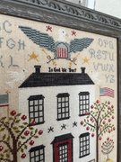 Liberty and Union - Patriotic Cross Stitch Pattern