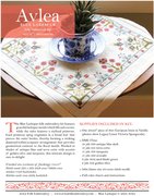 Blue Larkspur - Cross Stitch Kit, different perspective #2. Select this picture to zoom in