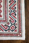 Byzantine Scroll & Meander Red - Cross Stitch Kit, different perspective #1. Select this picture to zoom in