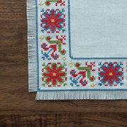 BitKit Mykonos Meadow - Cross Stitch Kit, different perspective #1. Select this picture to zoom in