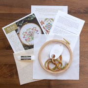 Clara's Garden - Cross Stitch Kit, different perspective #1. Select this picture to zoom in
