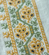 Myriam's Garden - Cross Stitch Kit, different perspective #2. Select this picture to zoom in