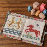 Byzantine Beasts - Cross Stitch Kit, different perspective #2. Select this picture to zoom in