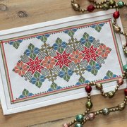 Carpathian Bluebells - Cross Stitch Kit, different perspective #1. Select this picture to zoom in