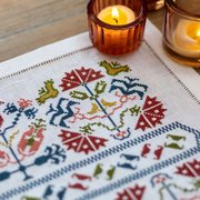 Corfu Wildflowers - Cross Stitch Kit, different perspective #1. Select this picture to zoom in