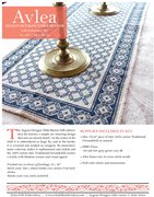 Aegean Octagon Table Runner - Cross Stitch Kit, different perspective #2. Select this picture to zoom in