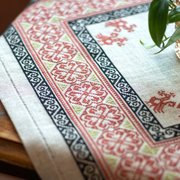 Byzantine Rose - Cross Stitch Kit, different perspective #1. Select this picture to zoom in