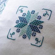 Thessalonian Stars - Cross Stitch Kit, different perspective #1. Select this picture to zoom in