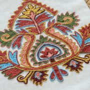 Anthemion Mini Wall Hanging - Embroidery Kit, different perspective #1. Select this picture to zoom in