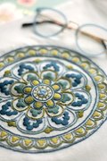 Myra Medallion Workbag - Embroidery Kit, different perspective #1. Select this picture to zoom in