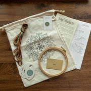 Thessaly Floral - Embroidery Kit, different perspective #1. Select this picture to zoom in