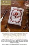 Petite Pom Needlebook - Embroidery Kit, different perspective #2. Select this picture to zoom in