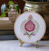 Peloponnesian Pomegranate - Embroidery Stick and Stitch, different perspective #2. Select this picture to zoom in