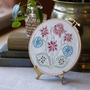 Pennsylvania Posy - Embroidery Stick and Stitch, different perspective #2. Select this picture to zoom in