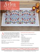 Corfu Wildflowers - PDF Cross Stitch Pattern, different perspective #2. Select this picture to zoom in