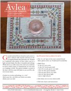 Evangeline Border - PDF Cross Stitch Pattern, different perspective #2. Select this picture to zoom in