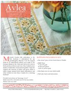Myriam's Garden - PDF Cross Stitch Pattern, different perspective #2. Select this picture to zoom in