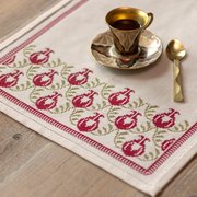Pomegranate - PDF Cross Stitch Pattern, different perspective #1. Select this picture to zoom in