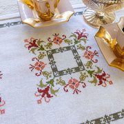 Anthea Table Runner - Cross Stitch Pattern, different perspective #1. Select this picture to zoom in