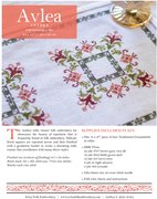 Anthea Table Runner - Cross Stitch Pattern, different perspective #2. Select this picture to zoom in