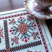 Balkan Quartet - Cross Stitch Pattern, different perspective #1. Select this picture to zoom in
