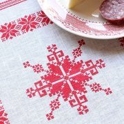 Baltic Easter Basket - Cross Stitch Pattern, different perspective #1. Select this picture to zoom in