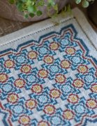 BitKit Salerno Tile - Cross Stitch Pattern, different perspective #1. Select this picture to zoom in