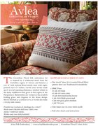 Corinthian Floral - Cross Stitch Pattern, different perspective #2. Select this picture to zoom in