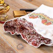Crimson Peony Bag - Cross Stitch Pattern, different perspective #1. Select this picture to zoom in