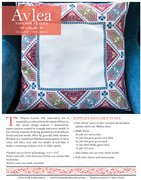 Nisyros Leaves - Cross Stitch Pattern, different perspective #2. Select this picture to zoom in
