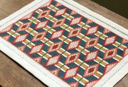 Olivine - Cross Stitch Pattern, different perspective #1. Select this picture to zoom in