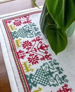 Pomona's Grove - Cross Stitch Pattern, different perspective #1. Select this picture to zoom in